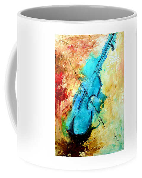 Music Coffee Mug featuring the mixed media The Sound by Ivan Guaderrama