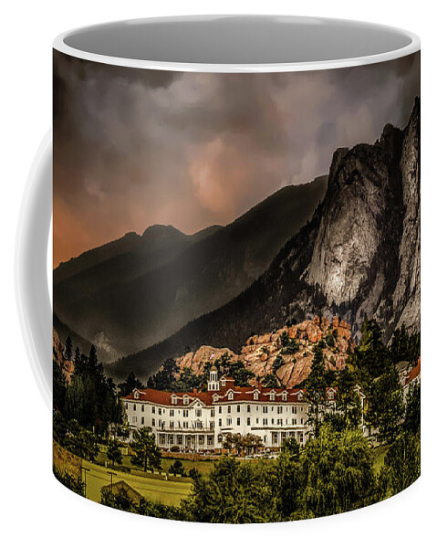 Stanley Hotel Coffee Mug featuring the photograph The Stanley Hotel by David Meznarich