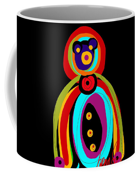 Susan Fielder Coffee Mug featuring the digital art Mr. Teddy Bearitus by Susan Fielder