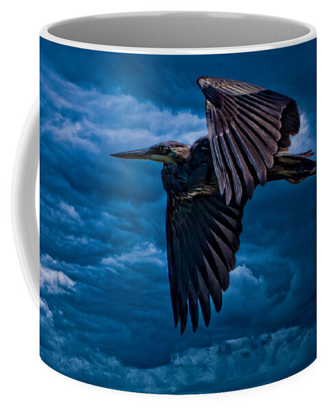 Gray Coffee Mug featuring the photograph The Stormbringer by Chris Lord