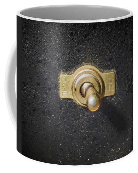 Toggle Coffee Mug featuring the photograph The Switch by Scott Norris