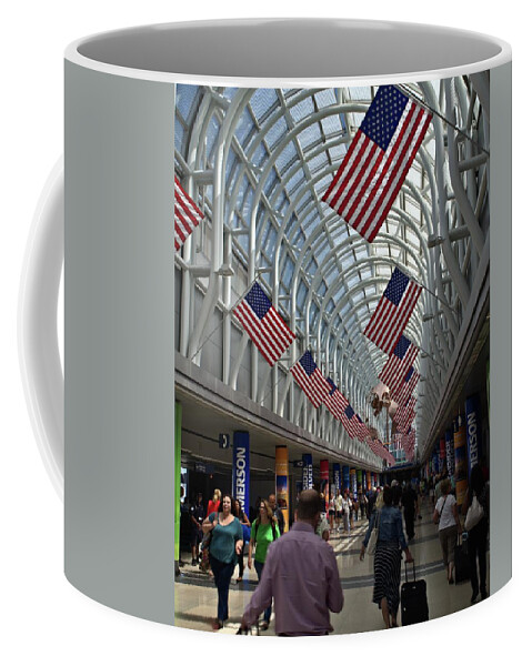 Winterpacht Coffee Mug featuring the photograph The Terminal Walkway by Miguel Winterpacht
