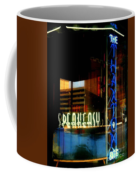  Coffee Mug featuring the photograph The Thaxton Speakeasy by Kelly Awad