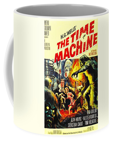 Time Machine Coffee Mug featuring the photograph The Time Machine B by Movie Poster Prints