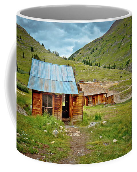Animas Forks Coffee Mug featuring the photograph The Town of Animas Forks by Linda Unger