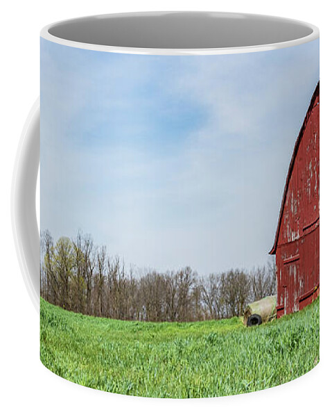 Barn Coffee Mug featuring the photograph The Trail by Holly Ross