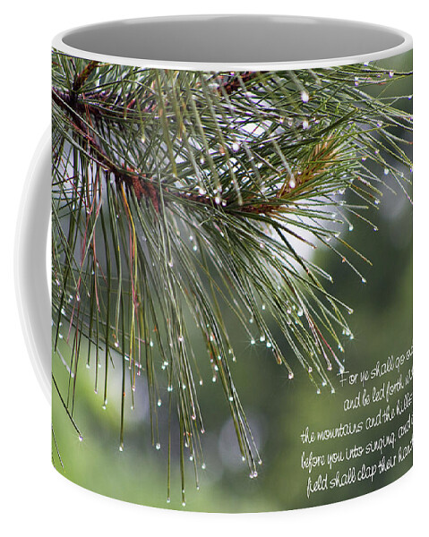For Coffee Mug featuring the photograph The Trees Of The Field Clap Their Hands by Kathy Clark