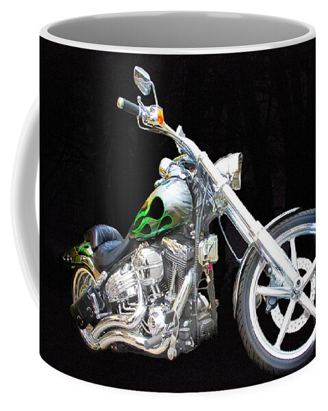 Motorbike Coffee Mug featuring the photograph The true love of his life by Blair Stuart