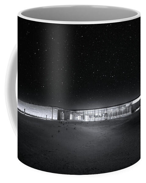Bone Valley Grill Coffee Mug featuring the photograph The UFO Diner by Mark Andrew Thomas