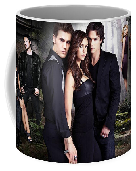 The Vampire Diaries Coffee Mug featuring the photograph The Vampire Diaries by Jackie Russo