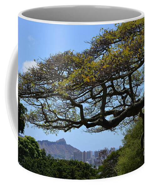 Honolulu Coffee Mug featuring the photograph The View from Makiki Heights in Honolulu by Mary Deal