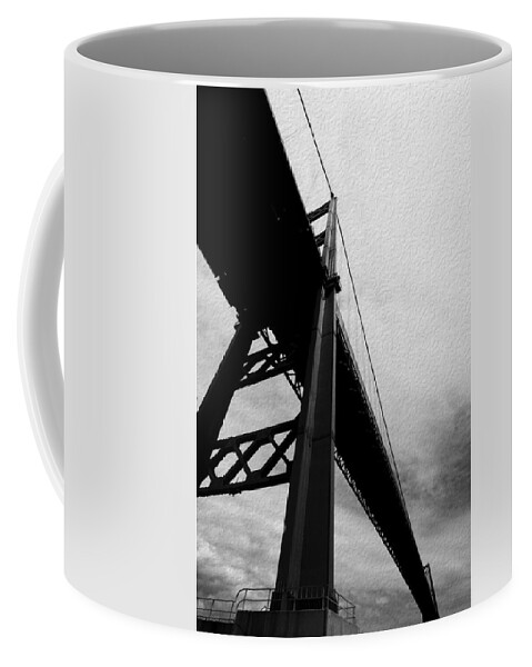 Bridge Coffee Mug featuring the photograph The Vincent Thomas by Joe Schofield