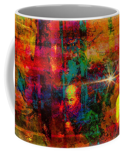 Coffee Mug featuring the photograph The visitors by Jean Francois Gil