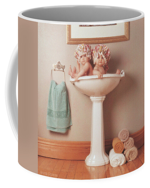 #faatoppicks Coffee Mug featuring the photograph The Washbasin by Anne Geddes