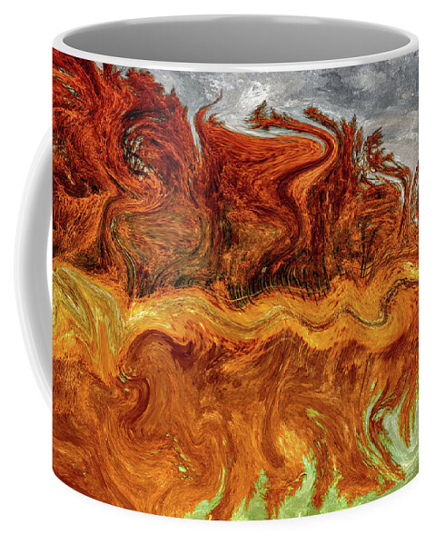 Home Coffee Mug featuring the mixed media The Way Home by David Dehner