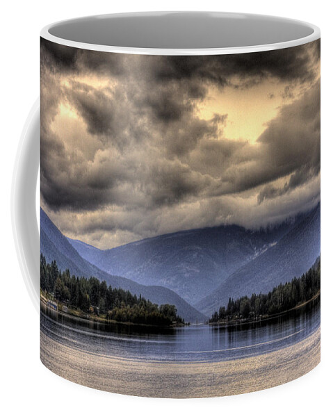  Coffee Mug featuring the photograph The West Arm of Kootenai Lake by Lee Santa