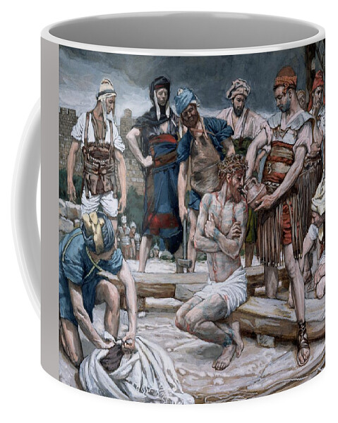 Dutch Courage Coffee Mug featuring the painting The Wine Mixed with Myrrh by Tissot