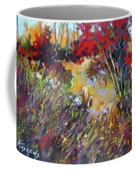 Landscape Coffee Mug featuring the painting The X Factor by Rae Andrews