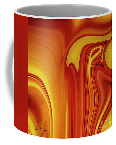 Time For Us Coffee Mug featuring the digital art Time For Us by Leo Symon