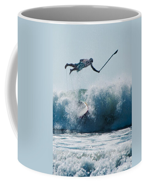 Surf Coffee Mug featuring the photograph This is going to hurt by Steven Natanson