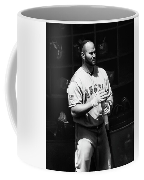 Albert Pujols Coffee Mug featuring the photograph This is My Bat by Tom Gort
