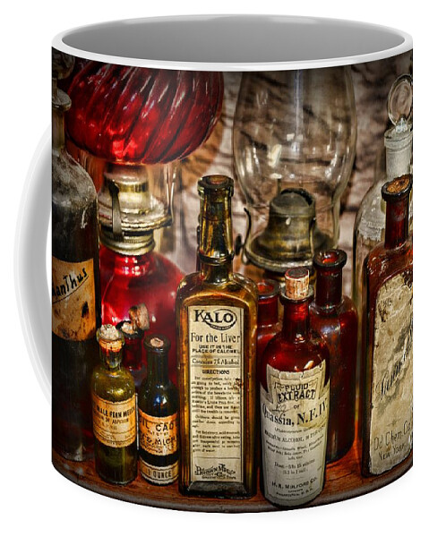 Paul Ward Coffee Mug featuring the photograph Those Old Apothecary Bottles by Paul Ward
