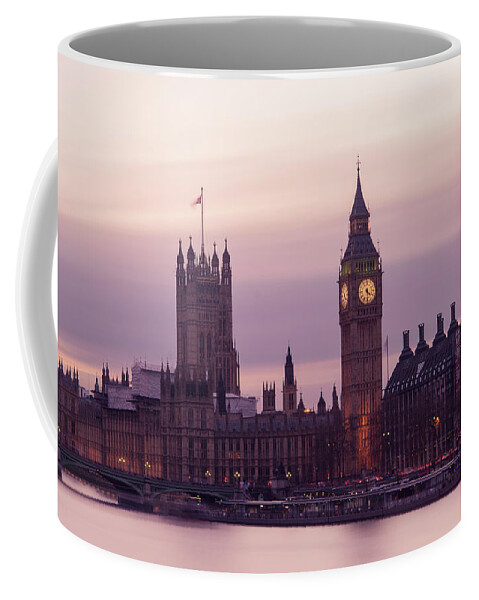 London Coffee Mug featuring the photograph Three Minutes after Sunset by Alex Lapidus