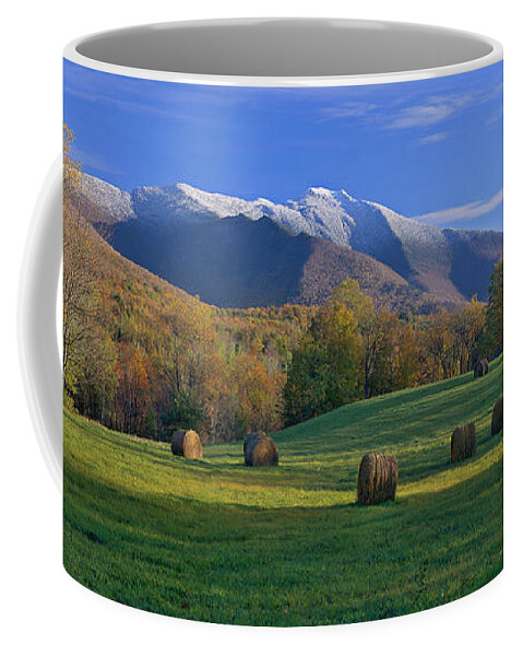 Vermont Coffee Mug featuring the photograph Three Seasons Mt. Mansfield Vermont by George Robinson