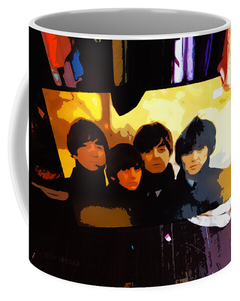 Susan Vineyardk Beatles Coffee Mug featuring the photograph Thrift Shop by Susan Vineyard