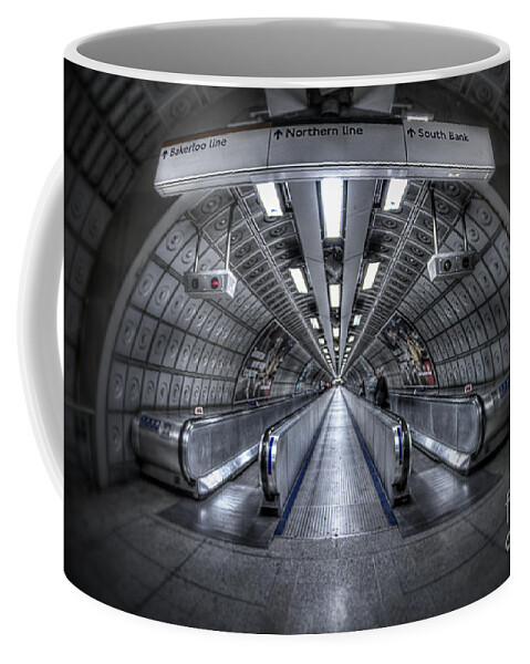 Architecture Coffee Mug featuring the photograph Through The Tunnel by Evelina Kremsdorf