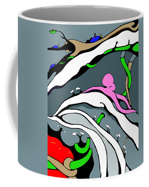 Climate Change Coffee Mug featuring the drawing Tidal by Craig Tilley