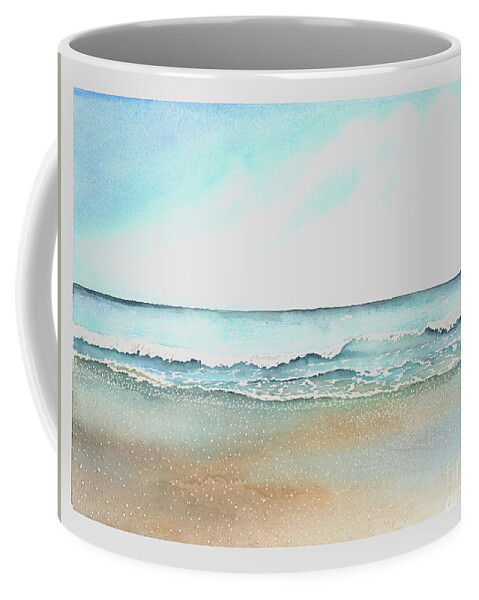 Gulf Coast Coffee Mug featuring the painting Tides by Hilda Wagner