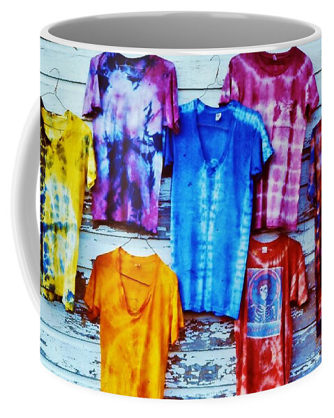 Tie Dye Coffee Mug featuring the photograph Grateful Dead Tie Dye by Susan Carella