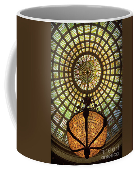 Tiffany Ceiling in the Chicago Cultural Center Coffee Mug by David