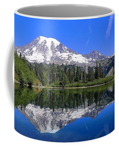 Time To Reflect Coffee Mug featuring the photograph Time to reflect by Lynn Hopwood