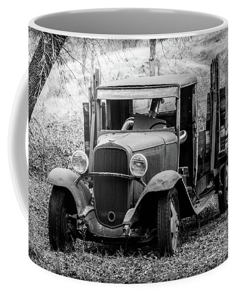 Vintage Coffee Mug featuring the photograph Tin Mans Truck by StephGabler