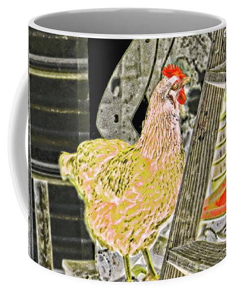 Corporate Ladder Coffee Mug featuring the photograph To Climb the Corporate Ladder . . . by Gina O'Brien