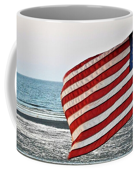 United States Of America Coffee Mug featuring the photograph To Shining Sea by Jan Gelders