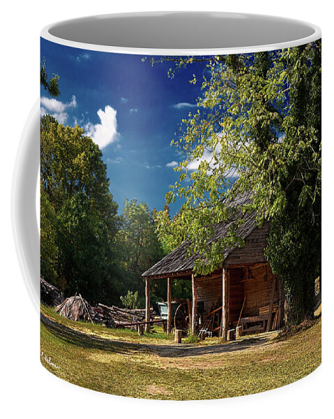 Barn Coffee Mug featuring the photograph Tobacco Barn by Christopher Holmes