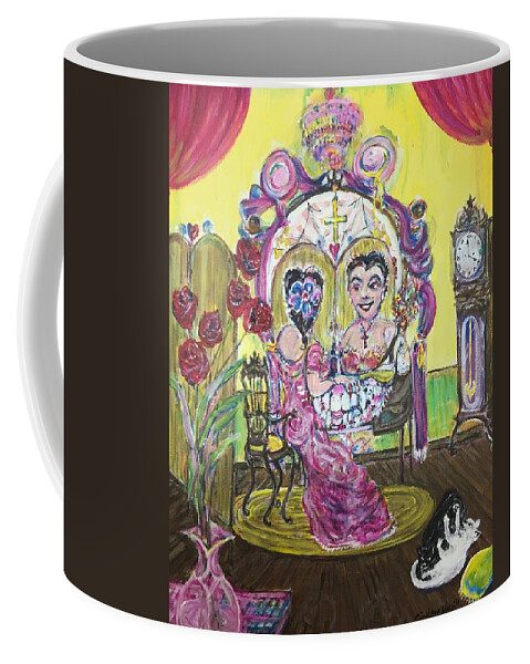 Todoesvanidad Coffee Mug featuring the painting Todo Es Vanidad by Jonathan Morrill