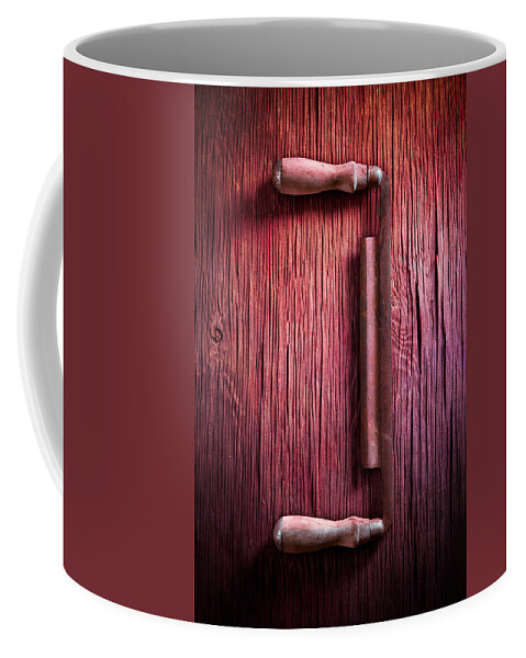 Blade Coffee Mug featuring the photograph Tools On Wood 43 by YoPedro