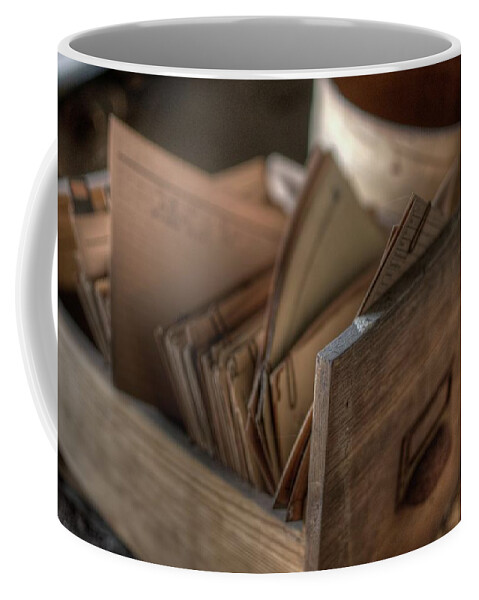 Industrial Coffee Mug featuring the digital art Top draw by Nathan Wright