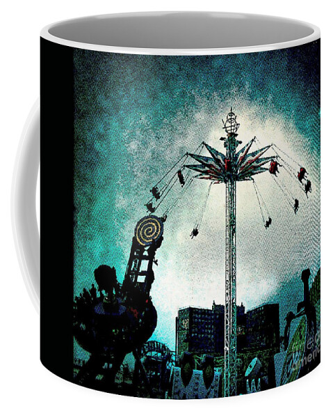 Coney Island Coffee Mug featuring the photograph Top of the World 2 by Onedayoneimage Photography