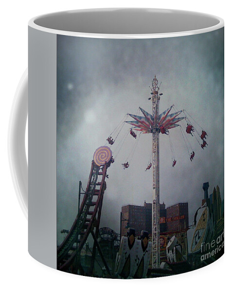 Coney Island Coffee Mug featuring the photograph Top of the World by Onedayoneimage Photography
