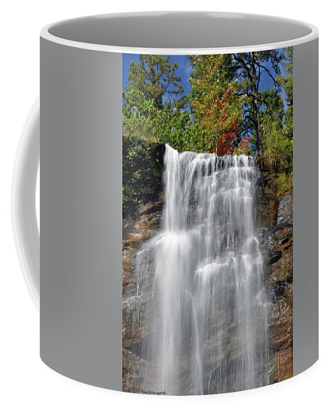 Nature Coffee Mug featuring the photograph Top of Toccoa Falls by Kay Lovingood