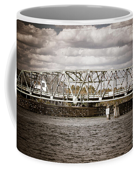 Swing Bridge Coffee Mug featuring the photograph Outer Banks OBX #2 by Buddy Morrison