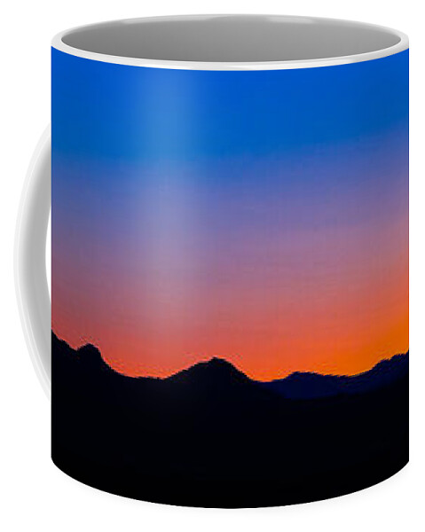 Texas Coffee Mug featuring the photograph Tornillo Sunset by SR Green