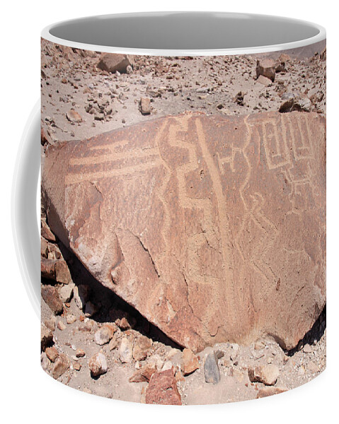 Outdoors Coffee Mug featuring the photograph Toro Muerto Petroglyph 47 by Aidan Moran