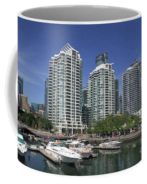 Harbor Coffee Mug featuring the photograph Toronto Harbour Front by Teresa Zieba