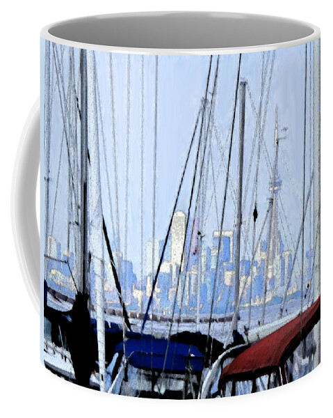 Port Credit Coffee Mug featuring the photograph Toronto Impressions From Port Credit by Ian MacDonald